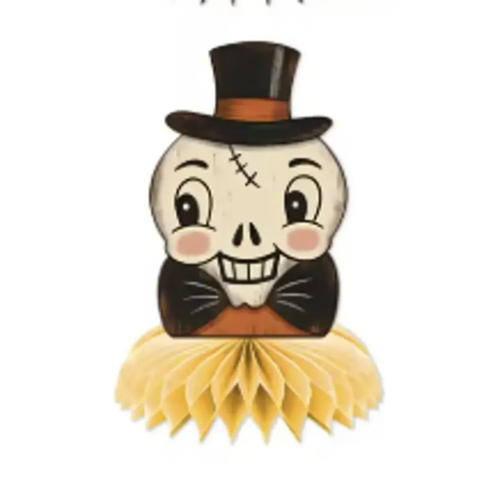 Vintage Style Halloween Honeycomb Ornaments, Home/Party Decorations, Set of 6